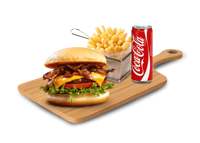 Bacon Burger + Frites + Boisson
