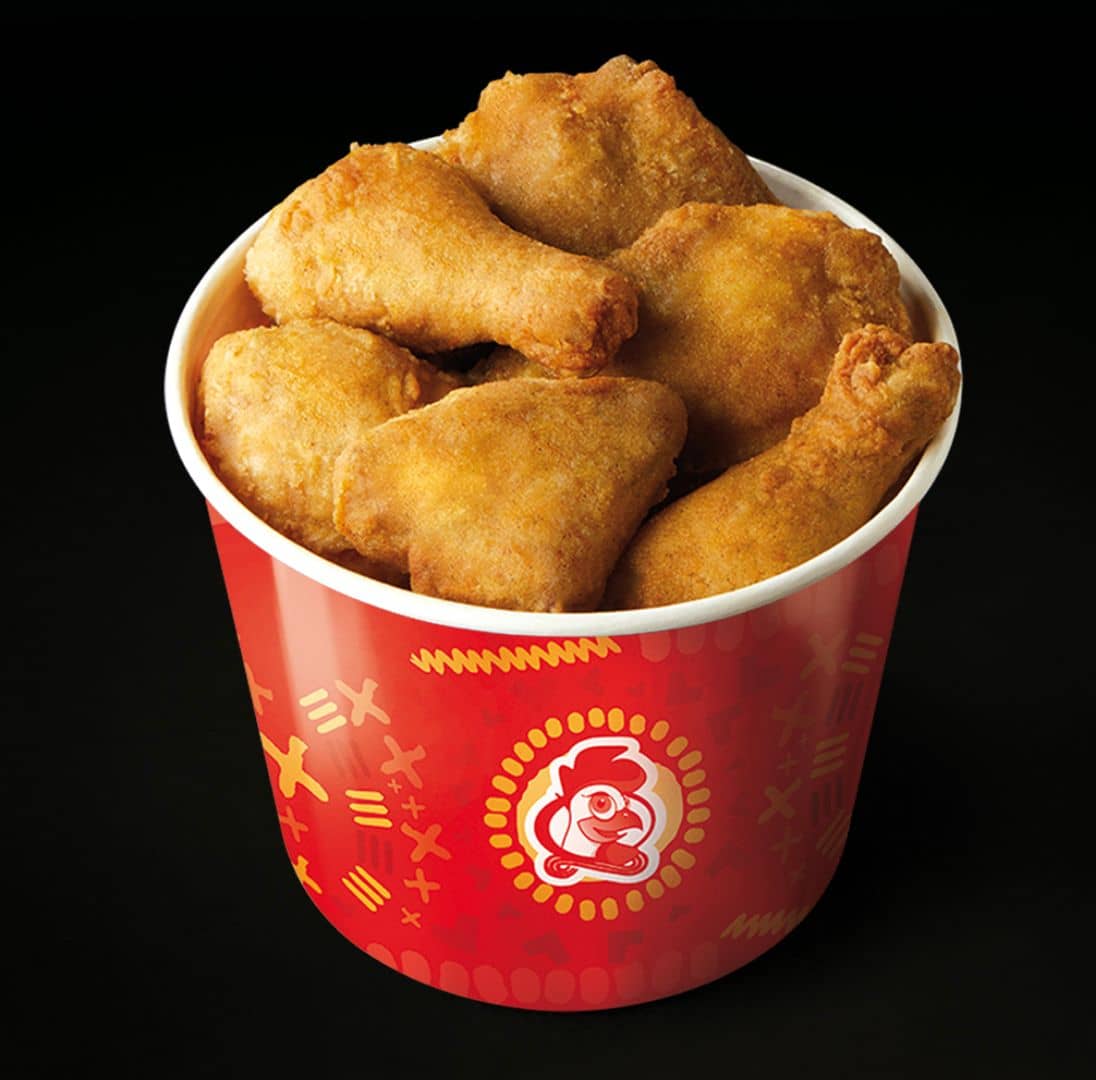 8 morceaux de poulets + grandes frites