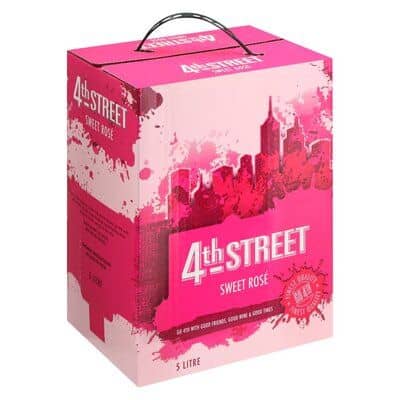 4th Street Natural Sweet RosΓ© Wine 5l