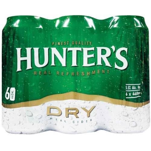 Hunter's Dry Can 6 X 440ml