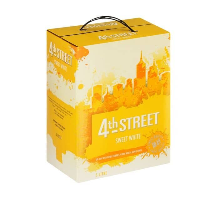 4th Street Natural Sweet White Wine 5l