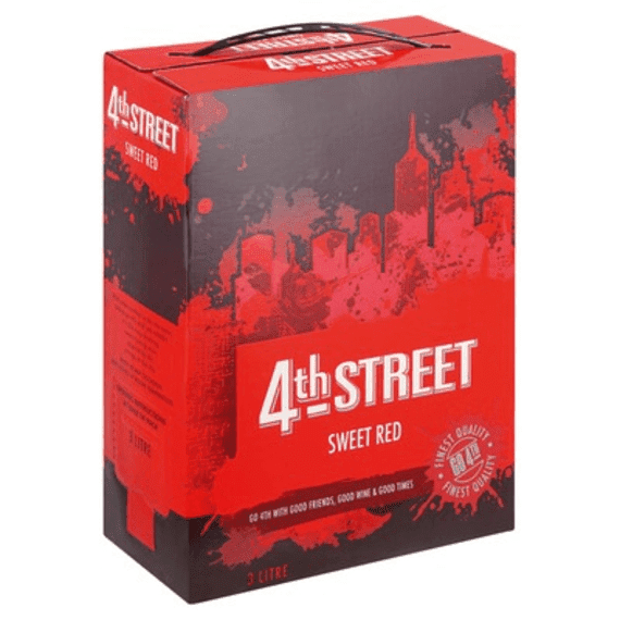 4th Street Natural Sweet Red Wine 3l