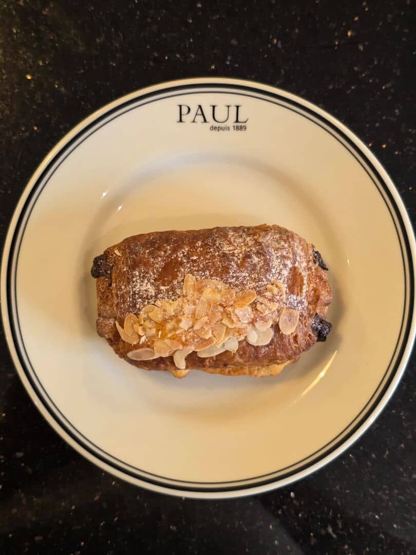 Pain chocolat aux amandes