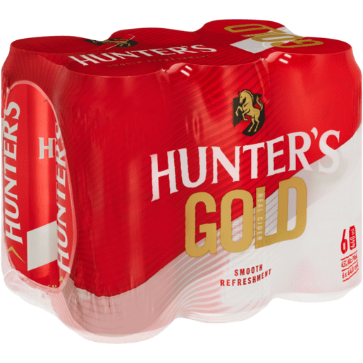 Hunter's Gold Can 6 X 440ml