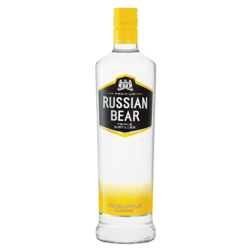 Russian Bear Pineapple Vodka 750ml