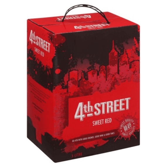 4th Street Natural Sweet Red Wine 5l