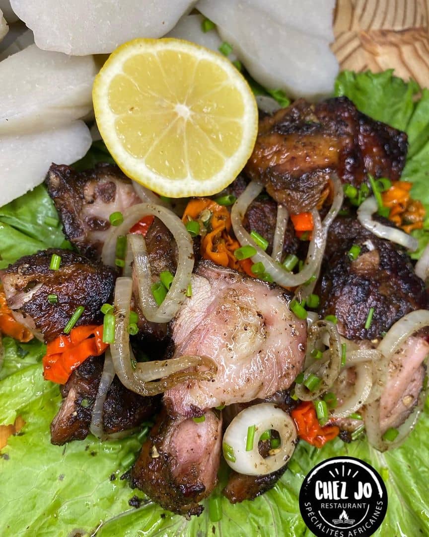 Croupion de dinde au feu de bois